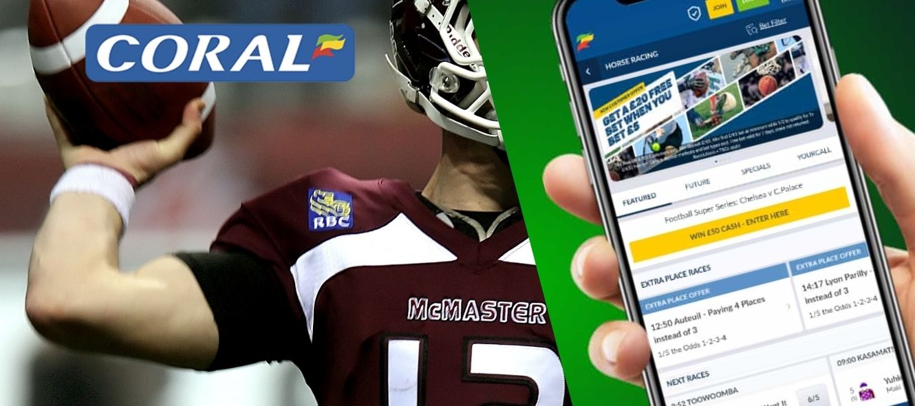 The Coral phone application allows customers to view a wide range of sports and betting markets